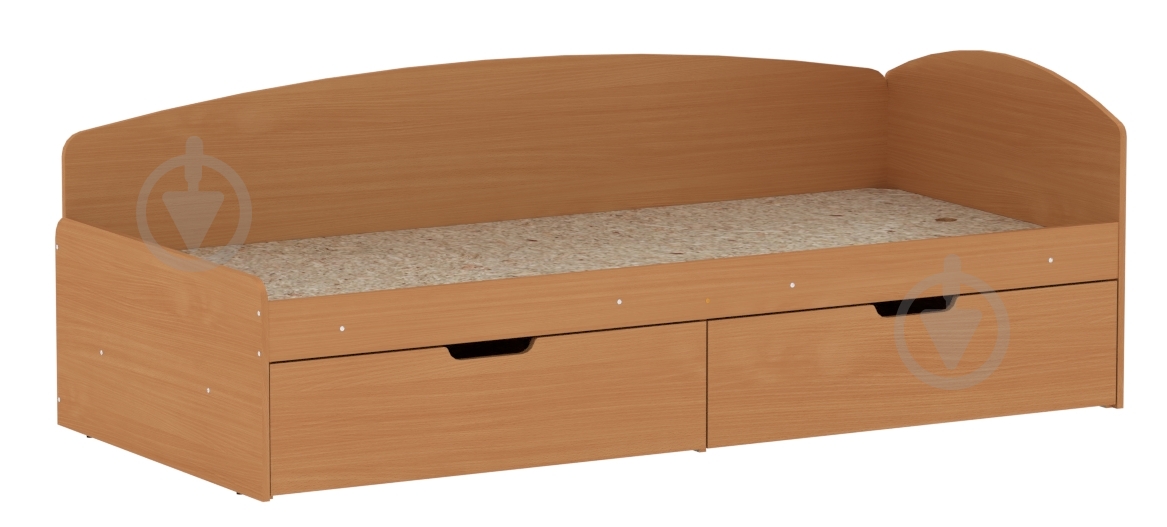 Кровать Компанит (90+2С) 90x200 см бук - фото 1