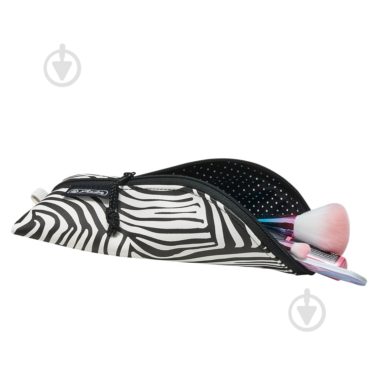 Пенал-косметичка Cocoon Ladylike 50033379 Herlitz чорно-білий - фото 3