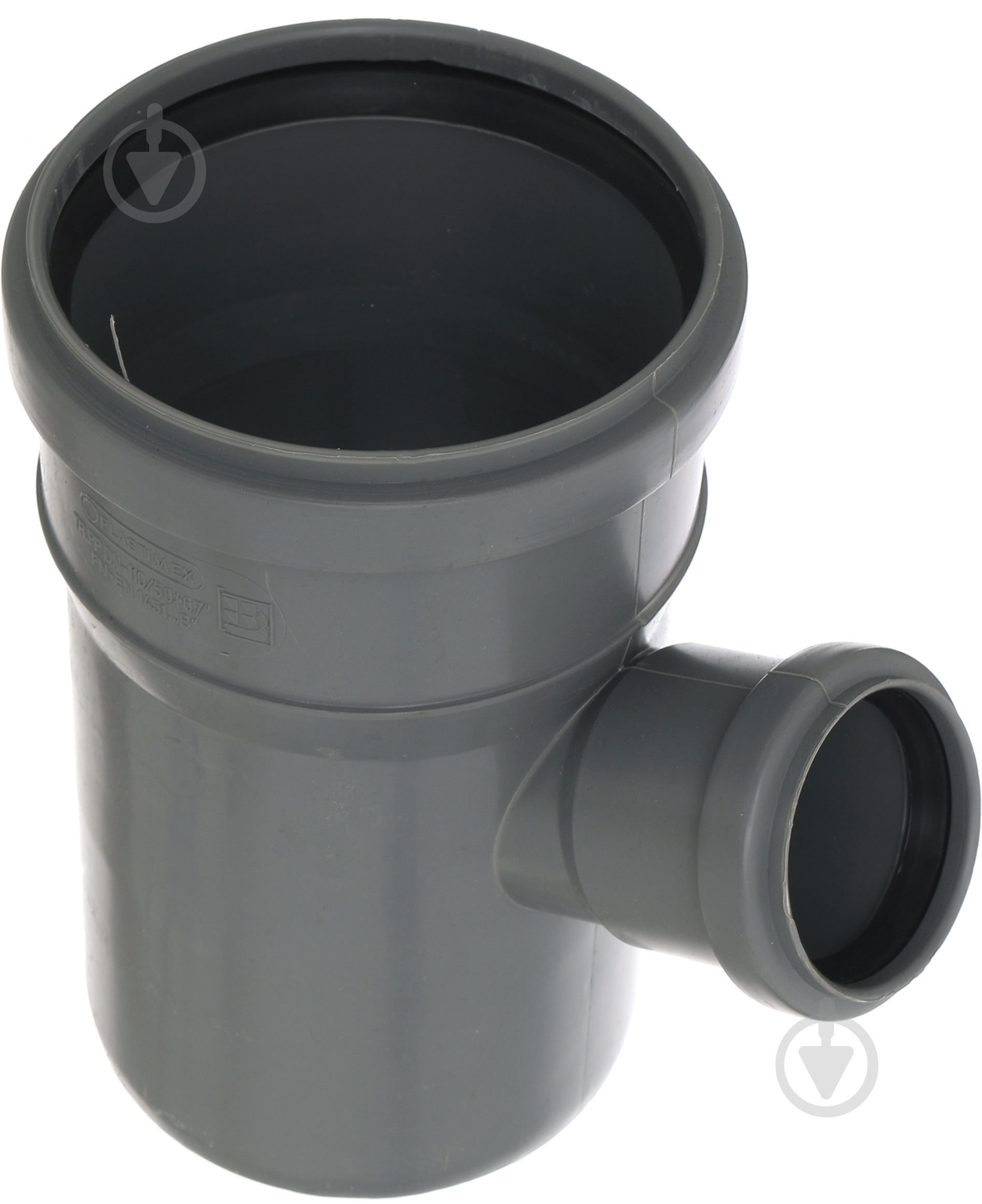 Тройник канализационный Plastimex ПП d110x50x67° - фото 1 Тройник канализационный Plastimex ПП d110x50x67° - фото 1