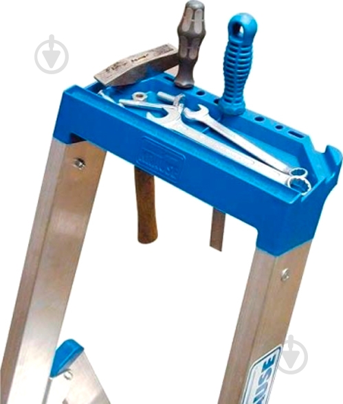 Лестница-стремянка Krause Stabilo 6 (124531) c органайзером - фото 3