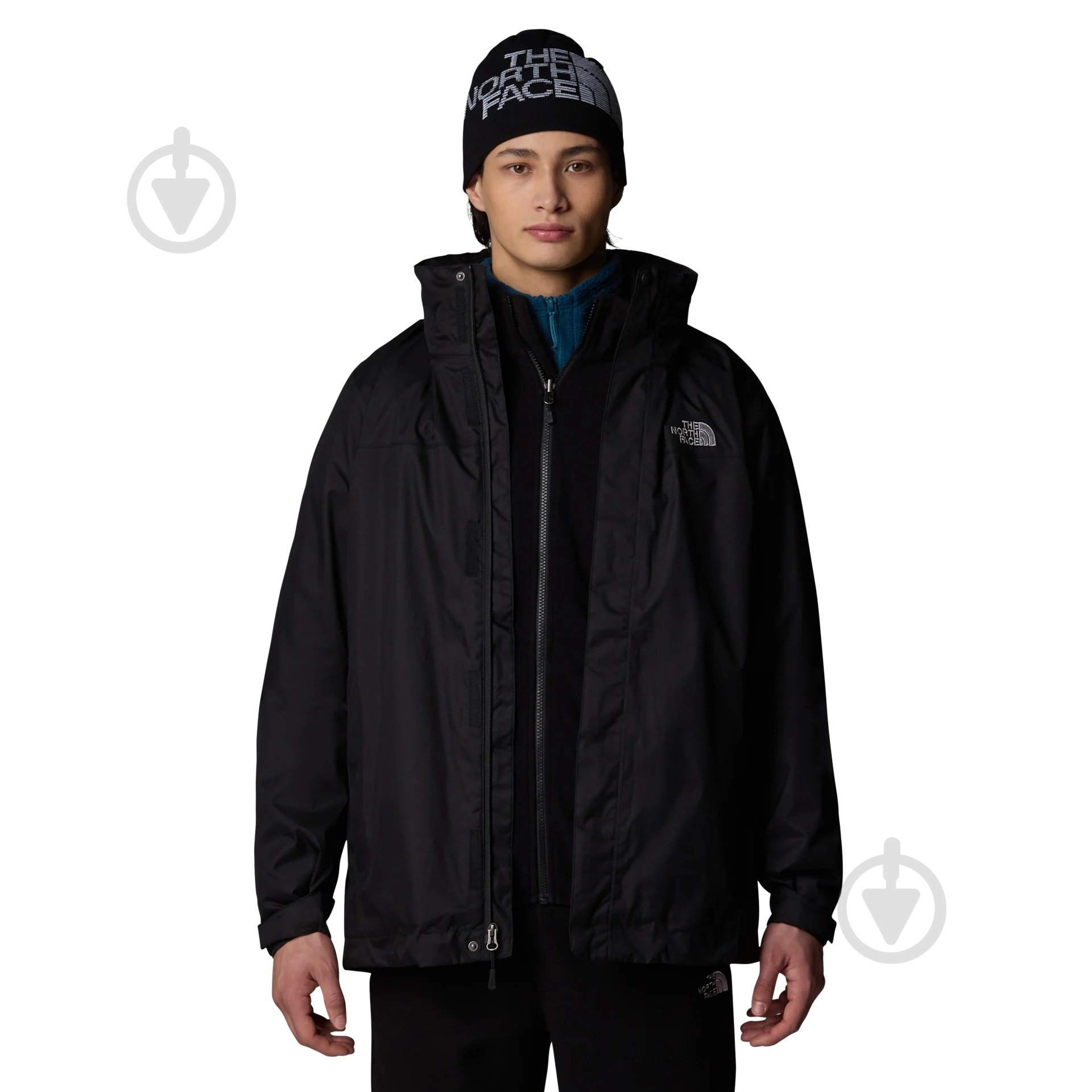 Куртка чоловіча демісезонна M EVOLVE II TRICLIMATE JACKET - EU NF00CG55JK31 р.XL чорна - фото 4