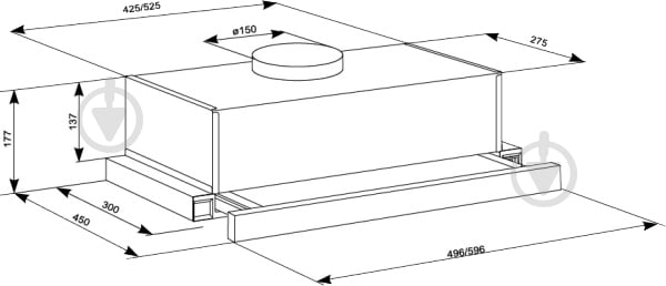 Вытяжка Eleyus Cyclon 700 50 BR - фото 15
