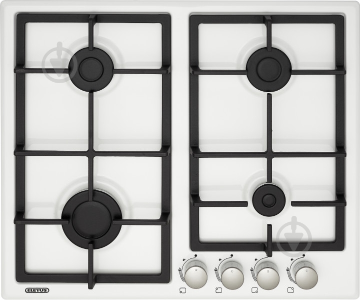Варочная поверхность газовая Eleyus NIKA 60 WH CF - фото 1 Варочная поверхность газовая Eleyus NIKA 60 WH CF - фото 1