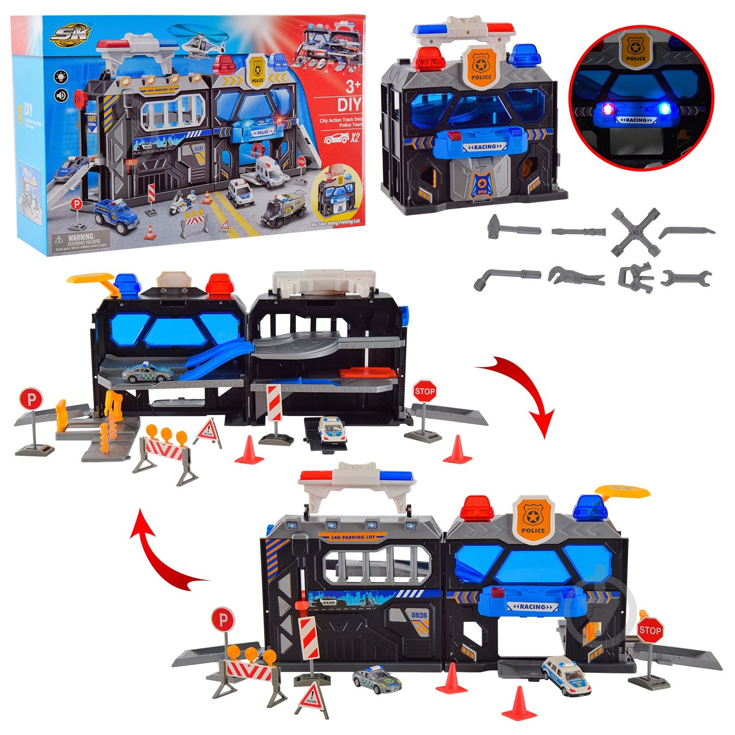 Іграшковий набір Shantou Паркінг 1:10 SK-739JA - фото 2