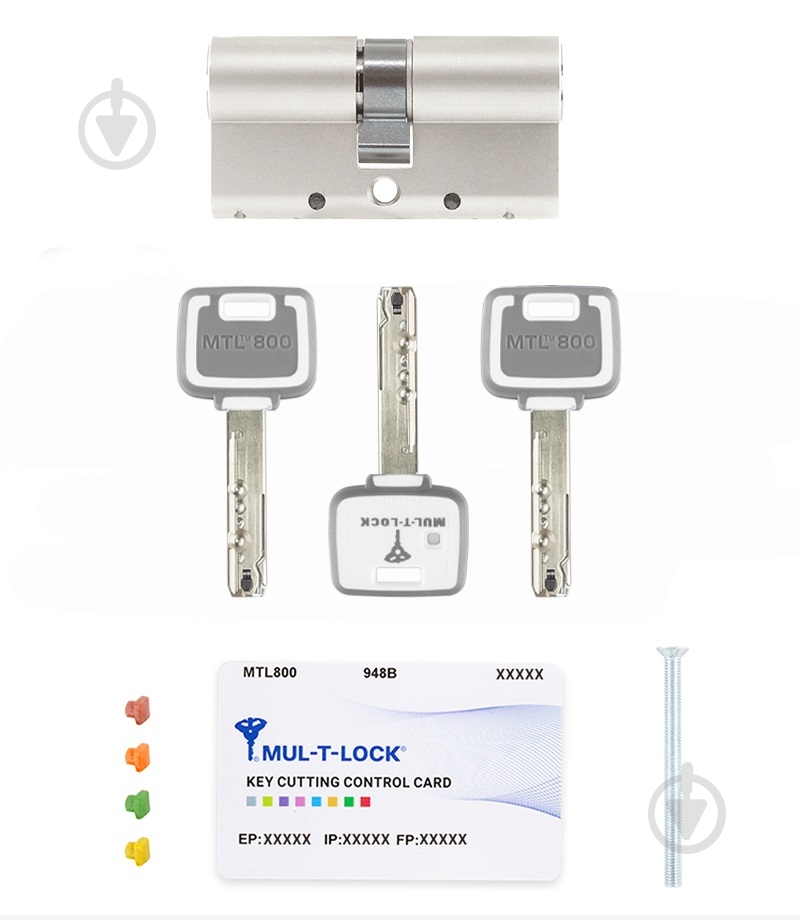 Цилиндр Mul-T-Lock MTL800/MT5+ 40x50 ключ-ключ 90 мм никель сатин - фото 7 Цилиндр Mul-T-Lock MTL800/MT5+ 40x50 ключ-ключ 90 мм никель сатин - фото 7