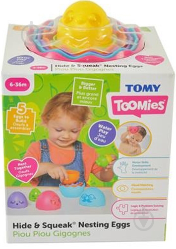 Сортер Toomies Цветные яйца 5 в 1 E73564 - фото 2