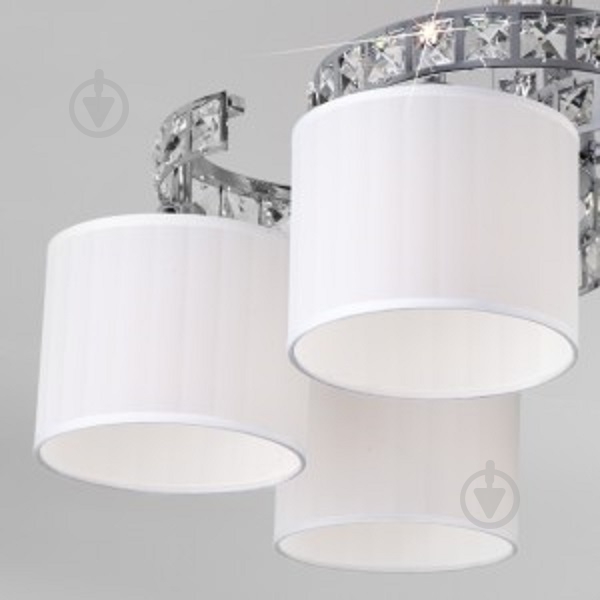 Люстра потолочная Strotskis Salina 5x40 Вт E14 хром 60104/5 - фото 2