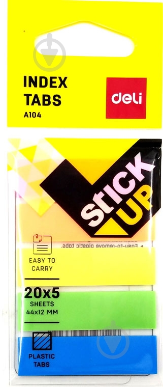 Стикеры А10402 Микс 12х44 мм Deli - фото 1