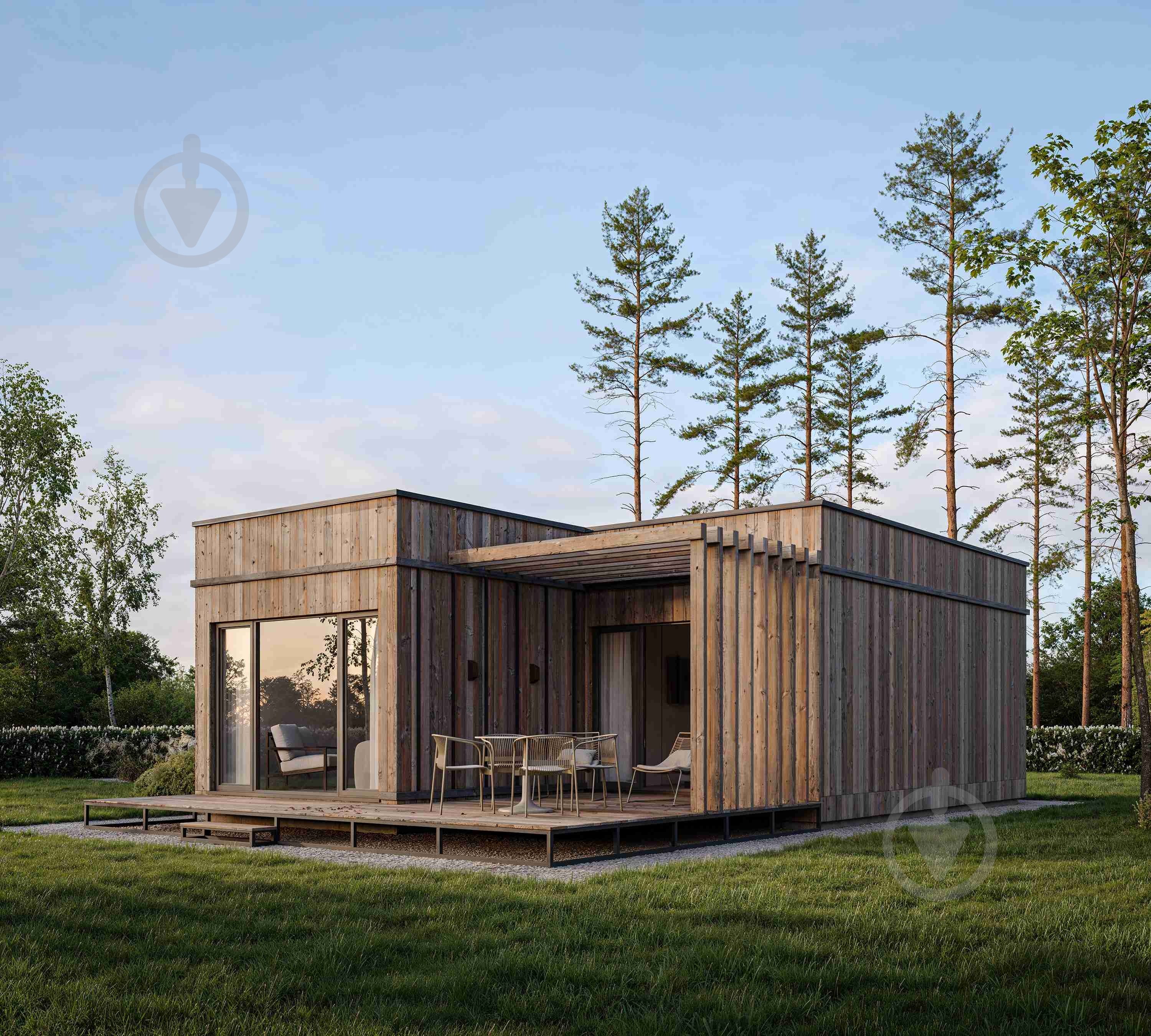 Модульный дом энергоэффективный 105-MDH - фото 1