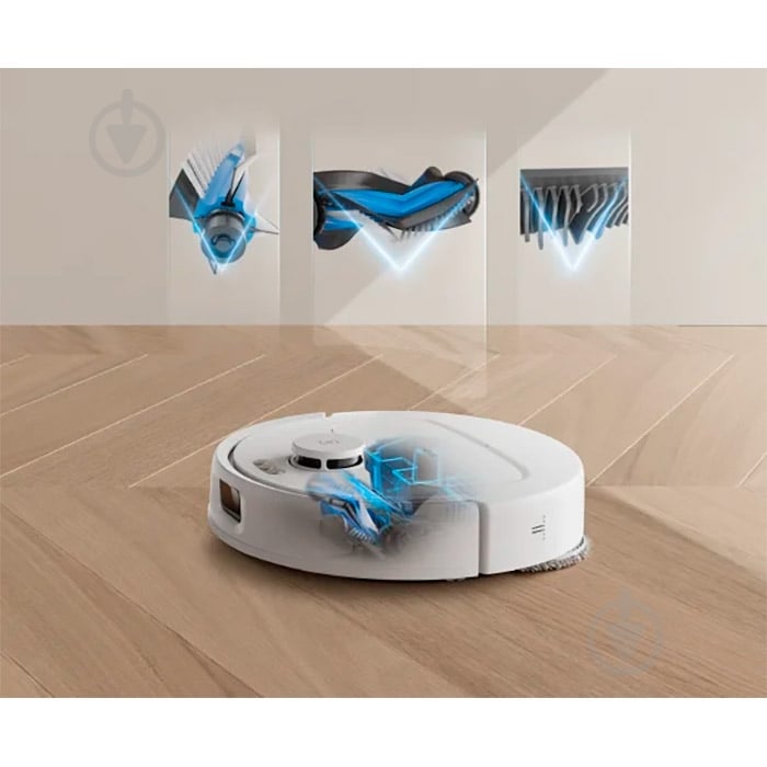 Робот-пилосос Ecovacs Deebot N30 Pro Omni (YDLX11-1 WHITE) white - фото 12
