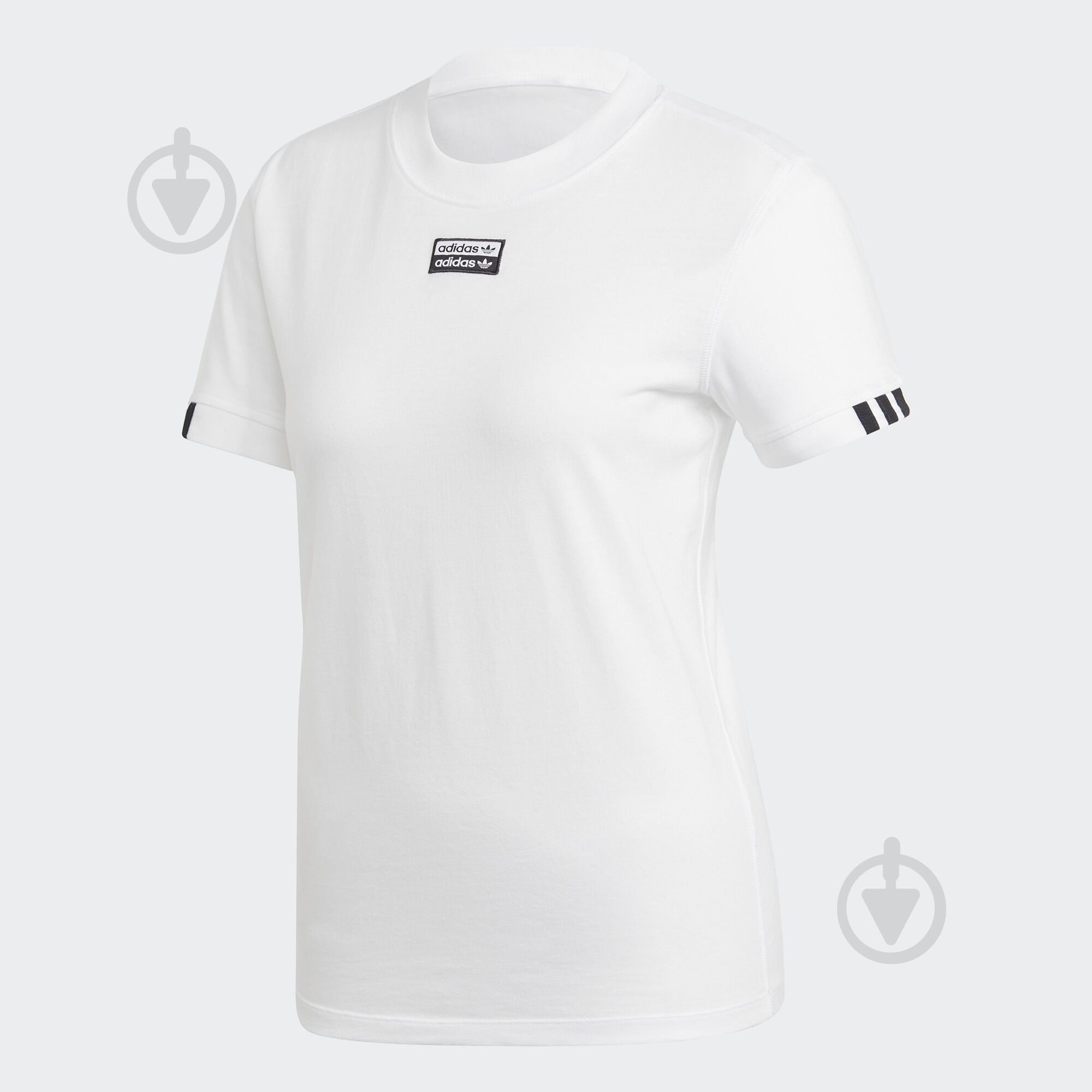 Футболка Adidas TEE WHITE FM4883 р.XS белый - фото 1
