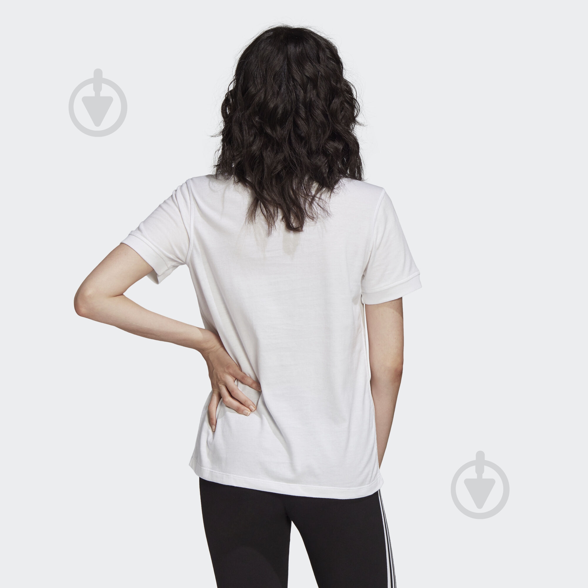Футболка Adidas TEE WHITE FM4883 р.S белый - фото 5