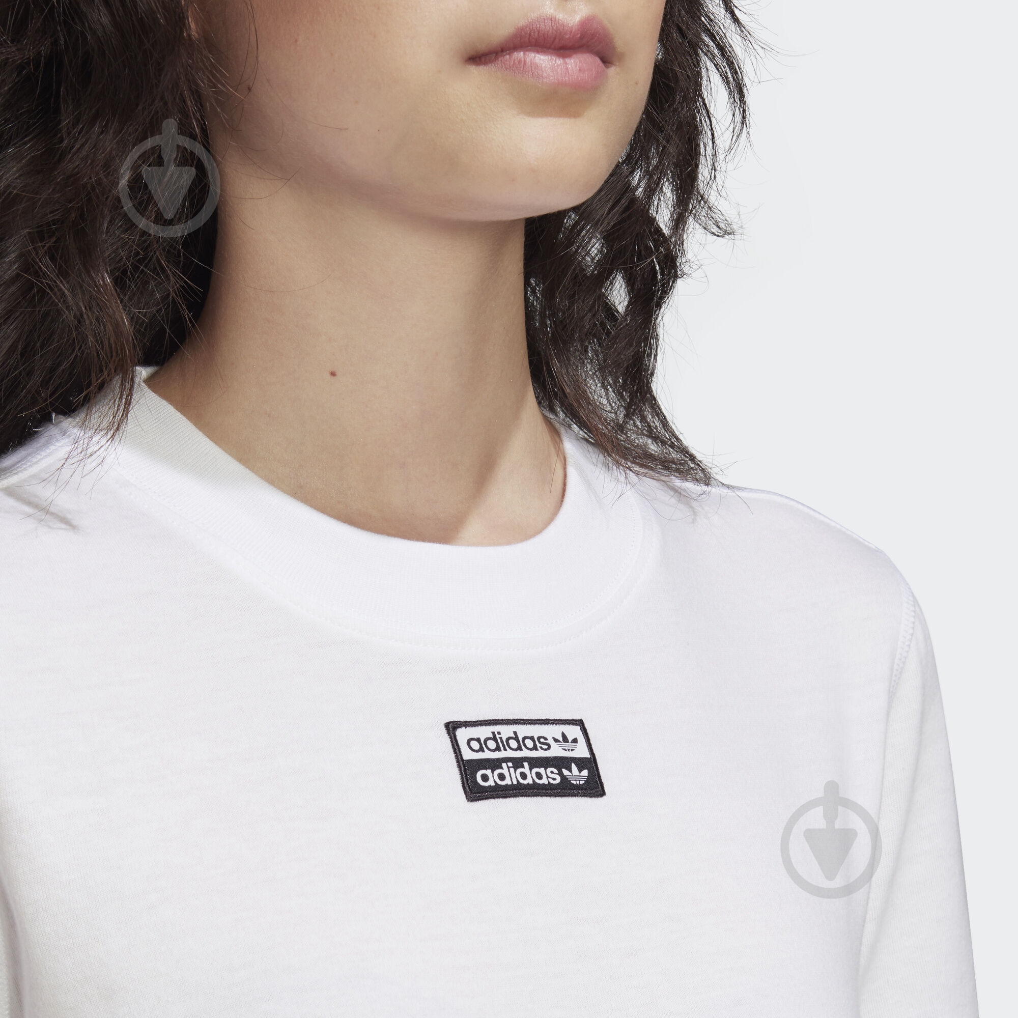 Футболка Adidas TEE WHITE FM4883 р.S белый - фото 8