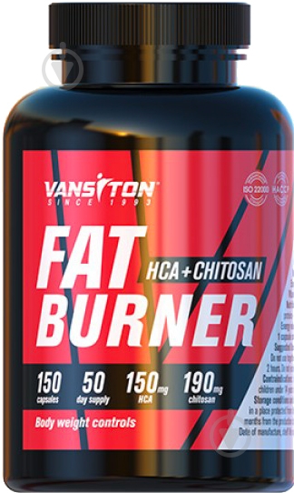 Жироспалювач Vansiton НСА + Хітозан 664223 150 капс. - фото 1