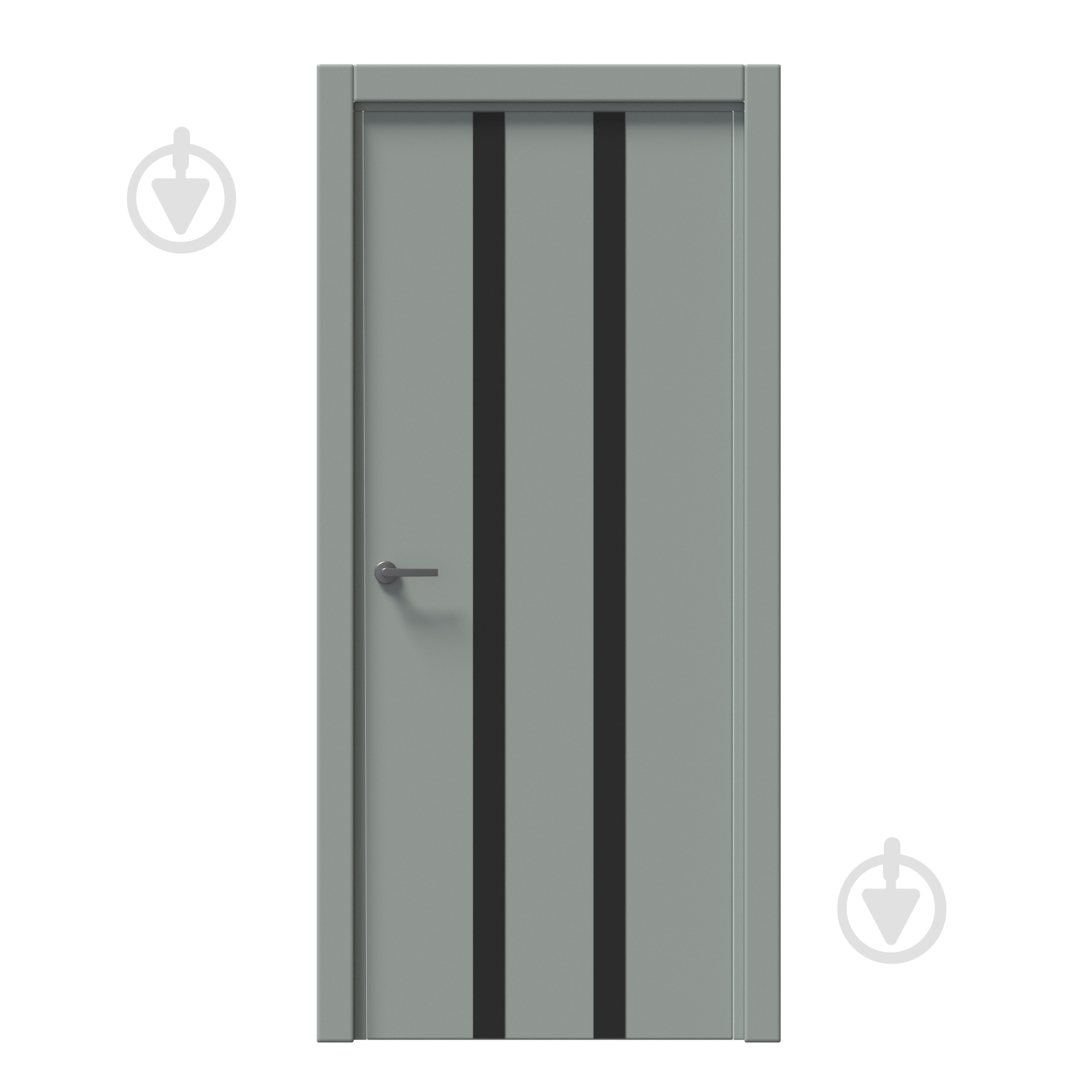 Дверное полотно IN WOOD ET-14 AL ПГ с молдингом и алюминиевой кромкой 700 мм пепельный софтач - фото 1 Дверное полотно IN WOOD ET-14 AL ПГ с молдингом и алюминиевой кромкой 700 мм пепельный софтач - фото 1