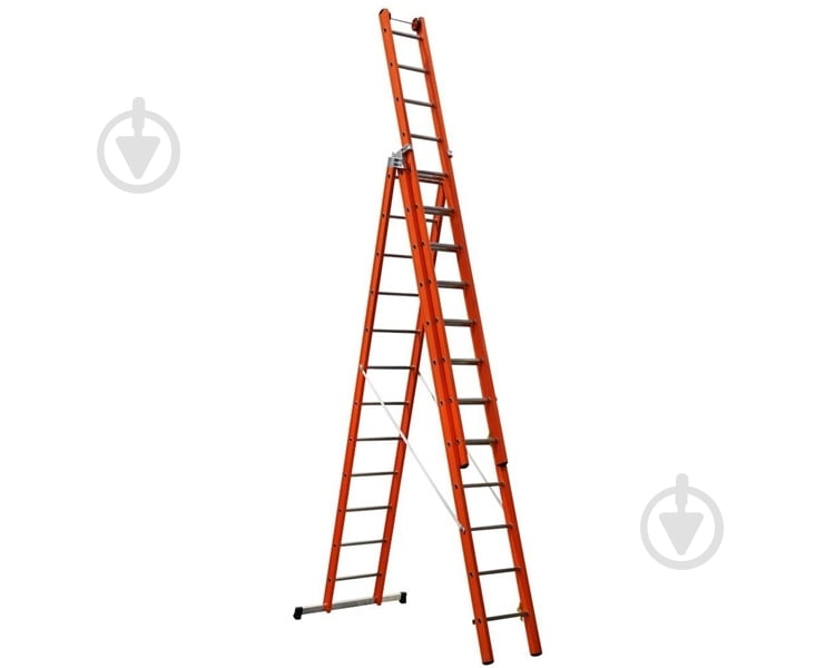Драбина діелектрична 3-секційна універсальна SVELT V3 3x12 (SVETV330) - фото 1 Драбина діелектрична 3-секційна універсальна SVELT V3 3x12 (SVETV330) - фото 1