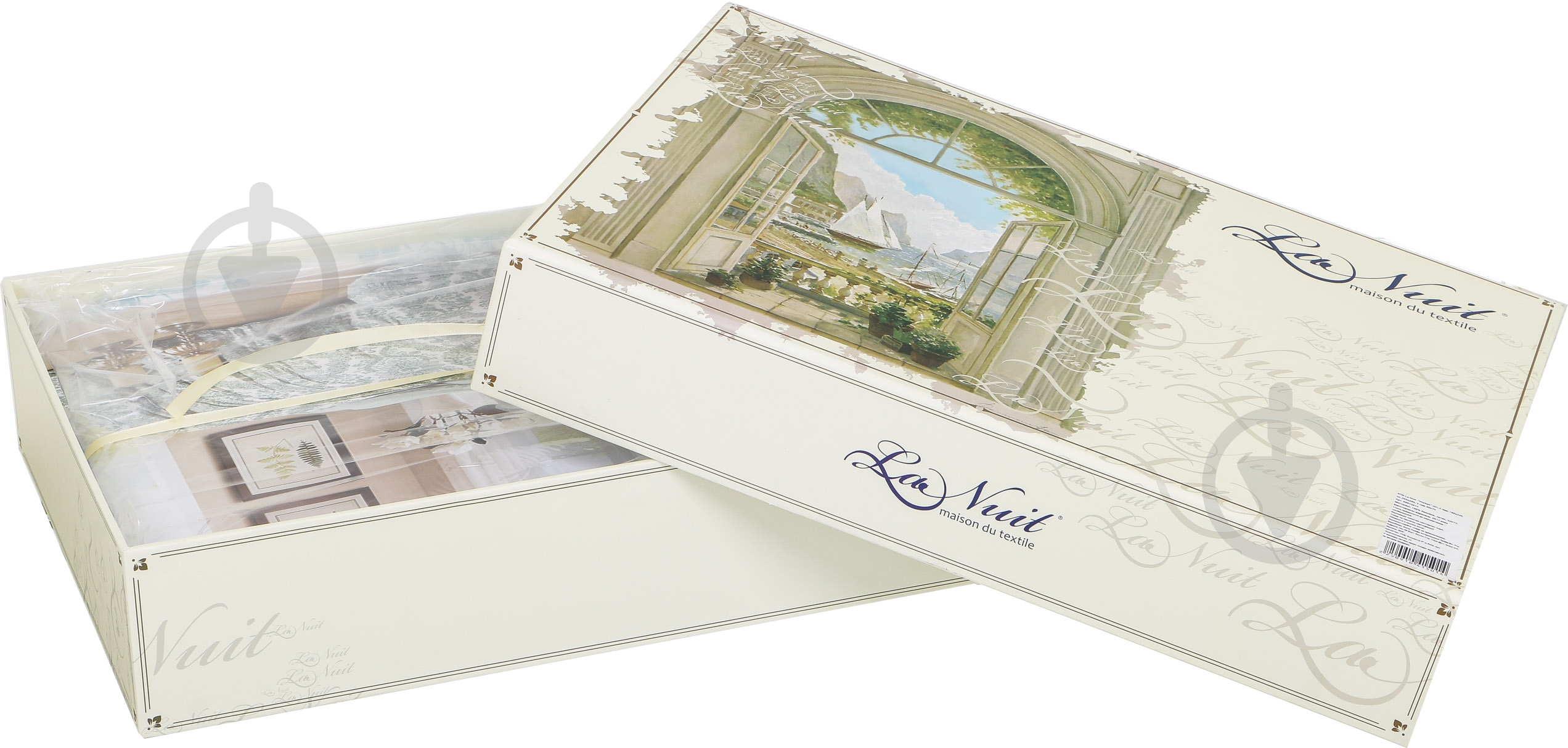 Комплект постільної білизни Voyage сімейний блакитний La Nuit - фото 6