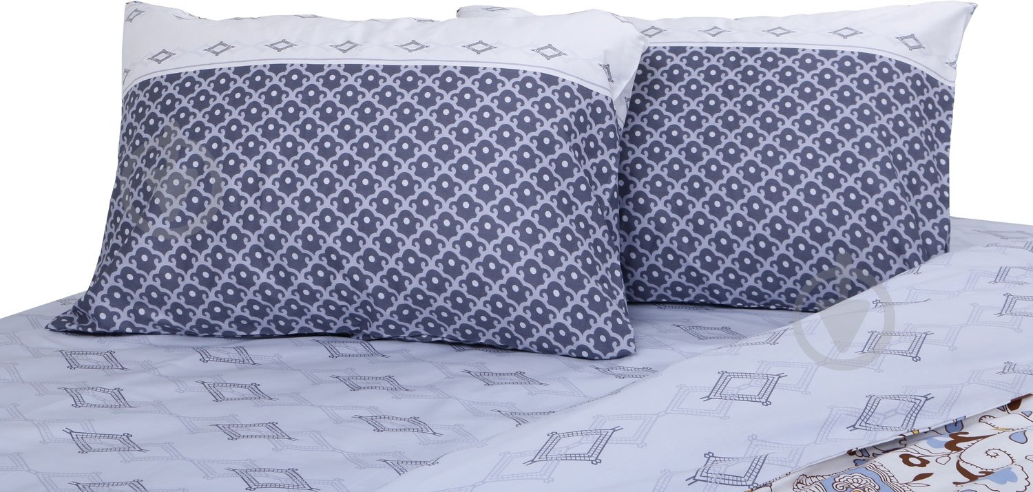 Комплект постільної білизни Сіджі 2,0 різнокольоровий Ibodo - фото 3