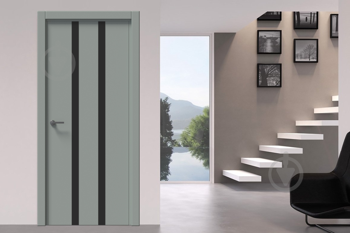 Дверное полотно IN WOOD ET-14 AL ПГ с молдингом и алюминиевой кромкой 900 мм пепельный софтач - фото 2 Дверное полотно IN WOOD ET-14 AL ПГ с молдингом и алюминиевой кромкой 900 мм пепельный софтач - фото 2