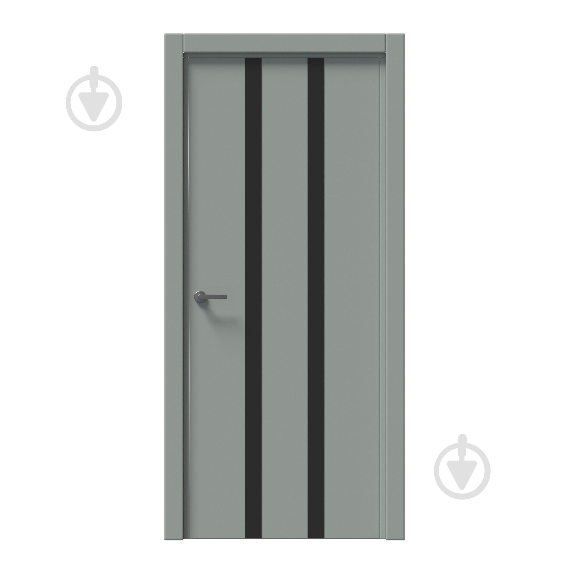 Дверное полотно IN WOOD ET-14 AL ПГ с молдингом и алюминиевой кромкой 900 мм пепельный софтач - фото 1 Дверное полотно IN WOOD ET-14 AL ПГ с молдингом и алюминиевой кромкой 900 мм пепельный софтач - фото 1