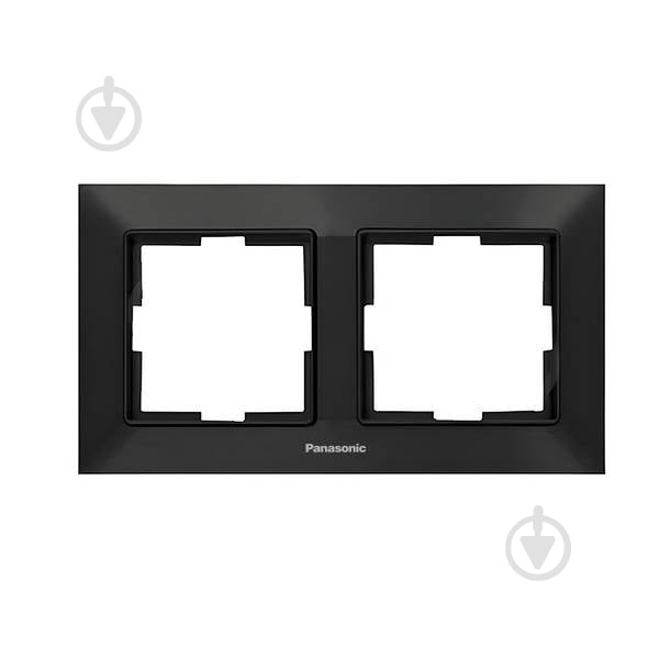 Рамка двомісна Panasonic Arkedia Slim горизонтальна 480500160 - фото 1