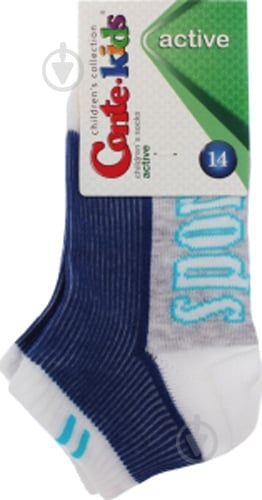 Шкарпетки дитячі для хлопчиків Conte-Kids ACTIVE 309 13С-34СП р.14 синій - фото 1