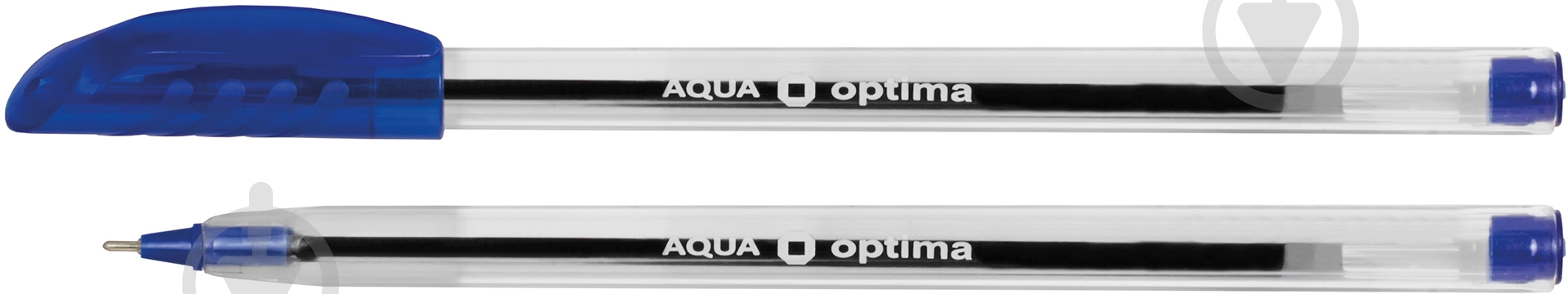 Ручка масляна Optima Aqua O15654-02 - фото 1 Ручка масляна Optima Aqua O15654-02 - фото 1
