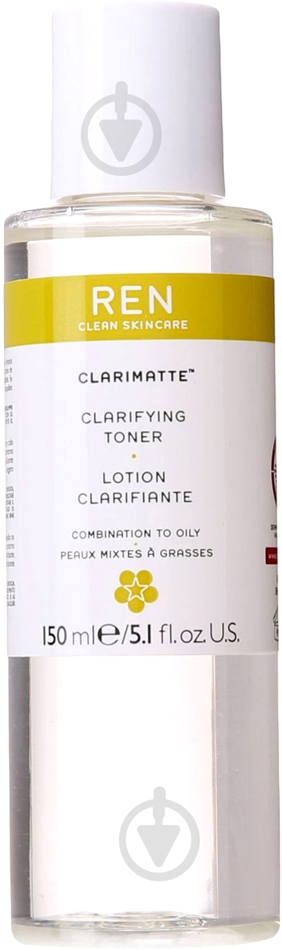 Тонер для обличчя Ren Clarimatte Clarifying Toner 150 мл - фото 1 Тонер для обличчя Ren Clarimatte Clarifying Toner 150 мл - фото 1
