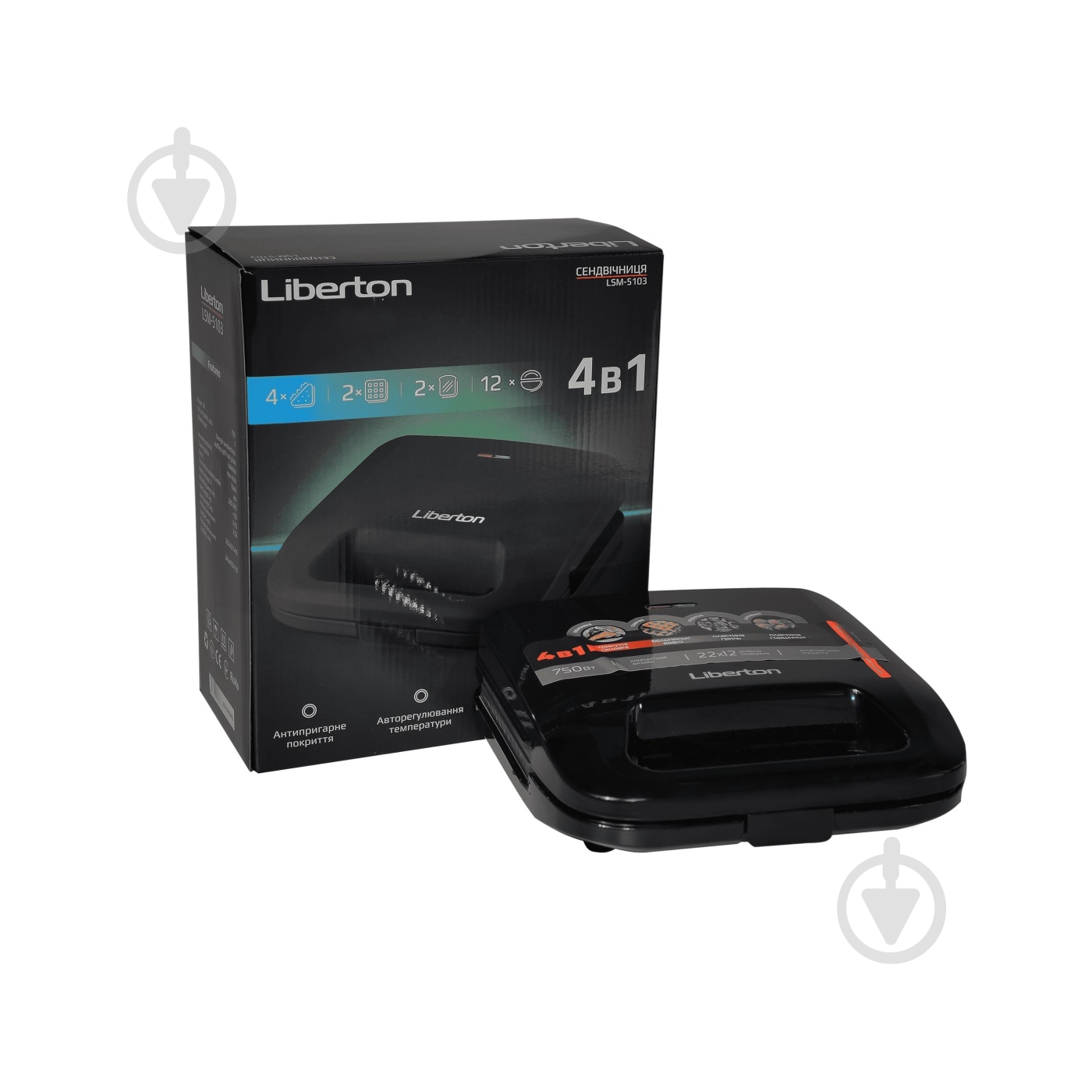 Сэндвичница Liberton LSM-5103 - фото 3 Сэндвичница Liberton LSM-5103 - фото 3