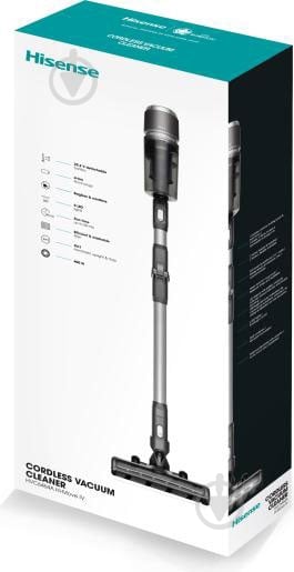 Пылесос аккумуляторный Hisense HVC6464A grey - фото 27
