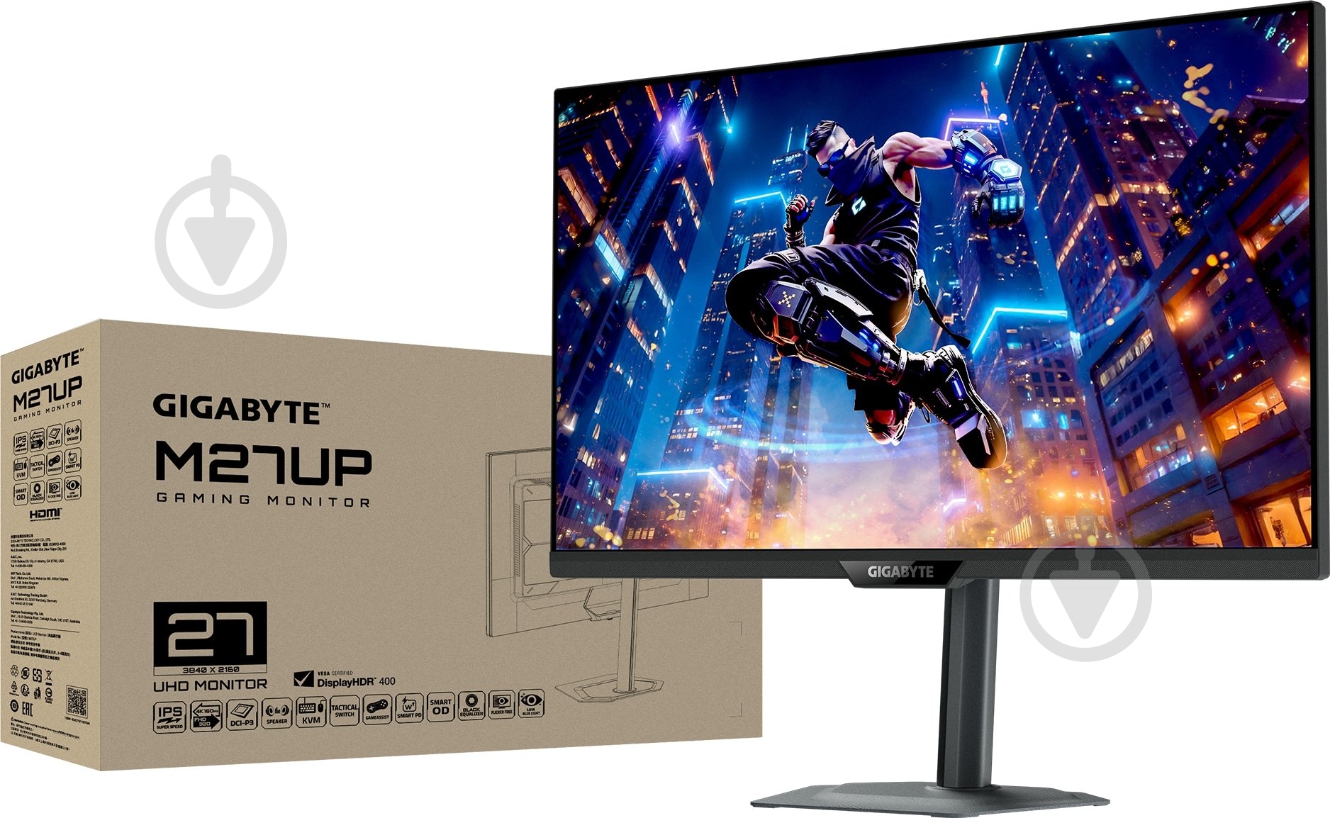 Монітор Gigabyte 27" (M27UP EK) - фото 7
