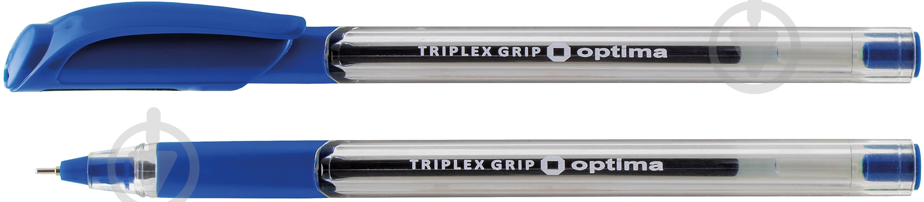 Ручка масляная Optima Triplex Grip O15671-02 - фото 1