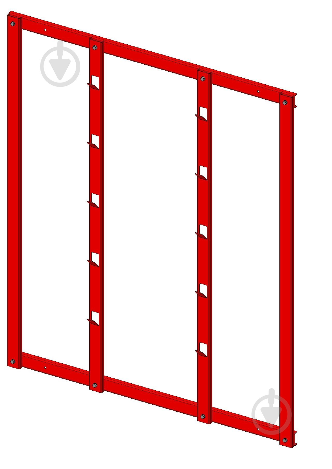 Щит металлический пожарный 1200x900 мм без комплектации - фото 1