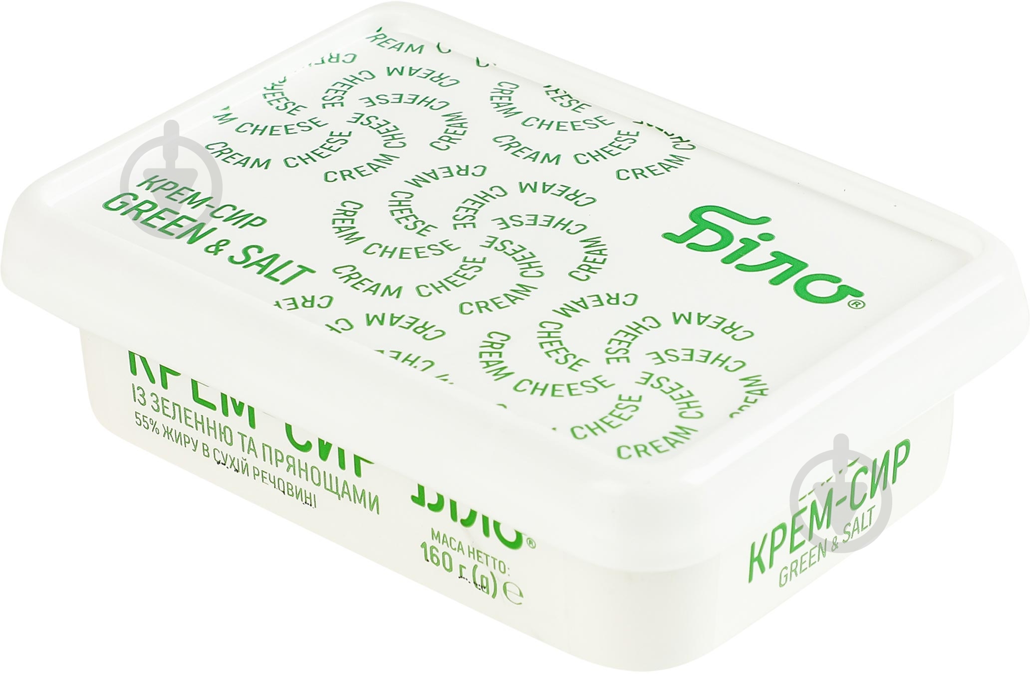 Крем-сыр Біло Green&Salt 55% 160 г - фото 2
