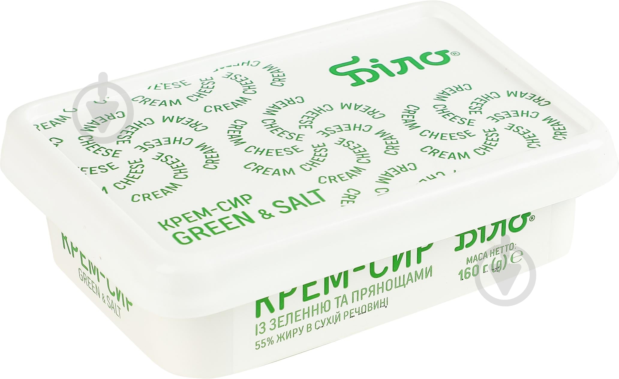 Крем-сыр Біло Green&Salt 55% 160 г - фото 1