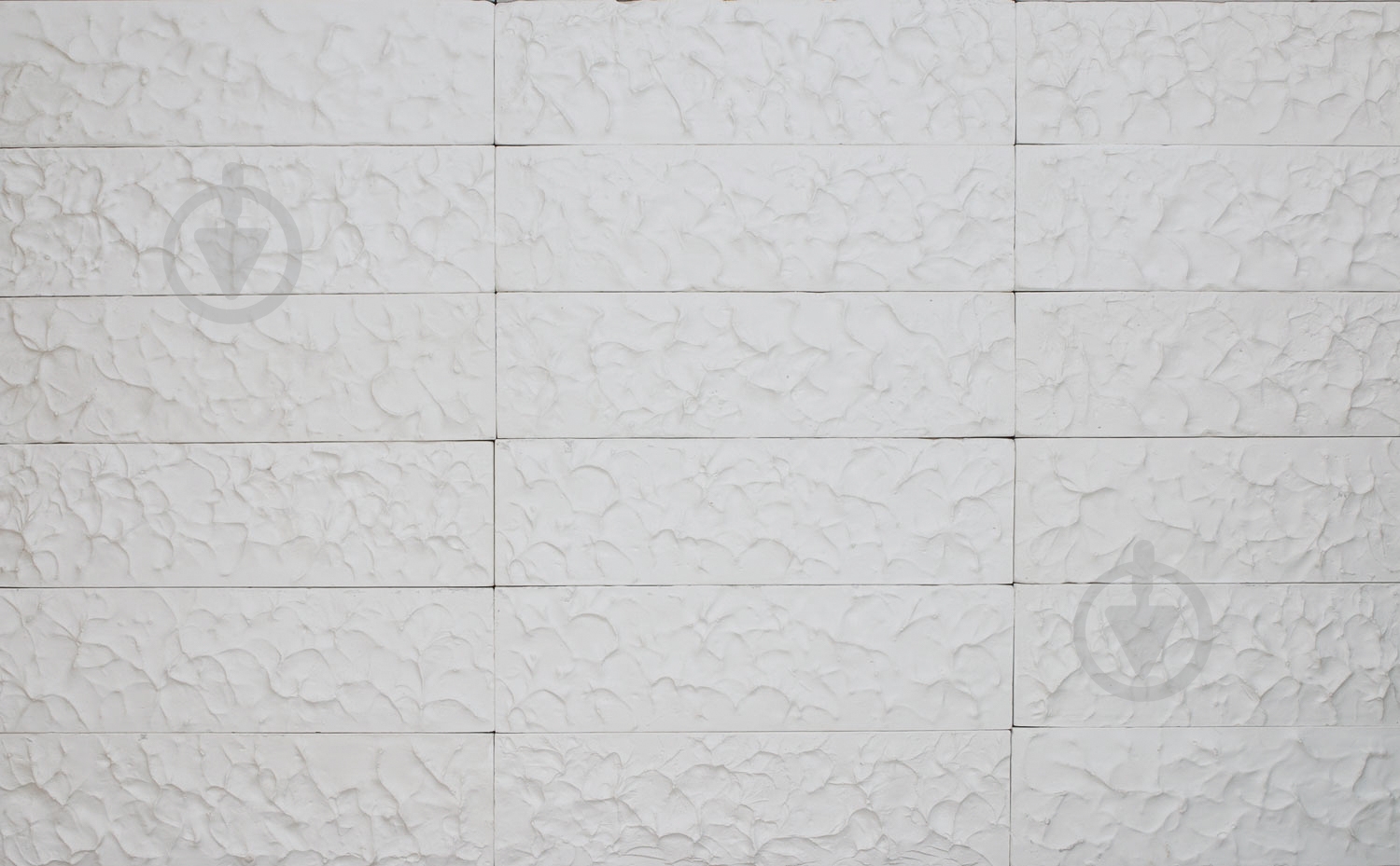 Плитка гипсовая прямая Бриз белый 0,5 кв.м - фото 2