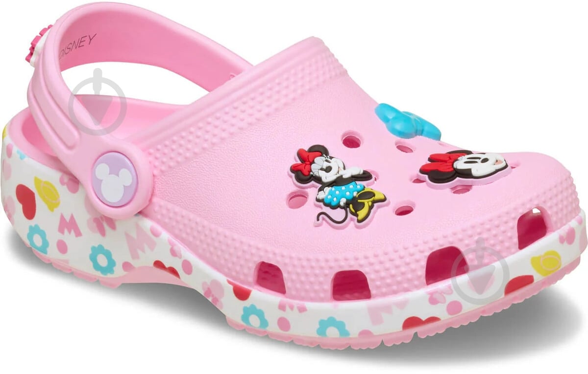 Сабо Crocs Mickey Frnds Minnie Cls Clg T Mlt 210894-90H р.24/25 разноцветный - фото 2