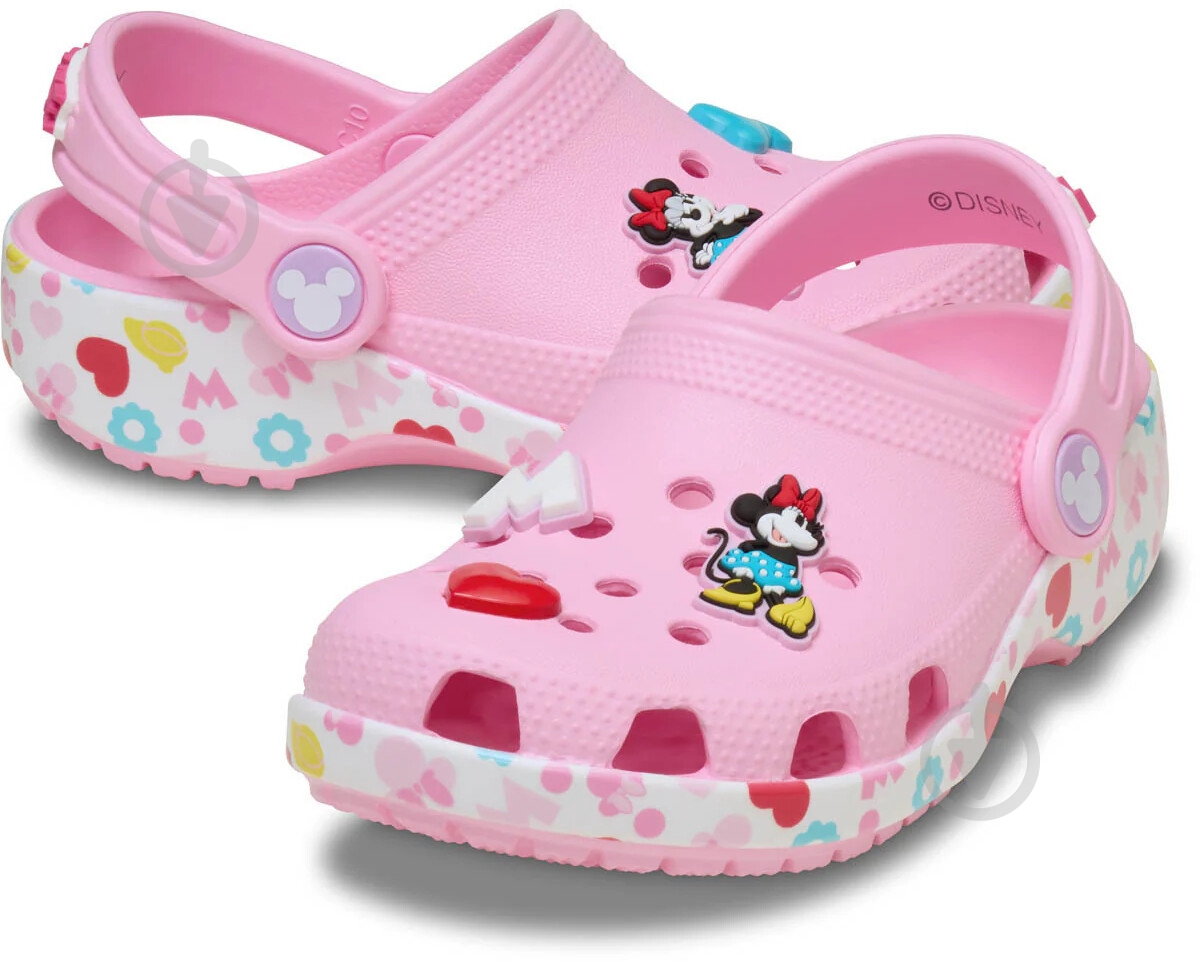 Сабо Crocs Mickey Frnds Minnie Cls Clg T Mlt 210894-90H р.24/25 разноцветный - фото 3