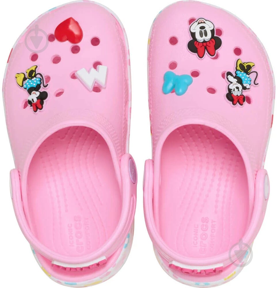 Сабо Crocs Mickey Frnds Minnie Cls Clg T Mlt 210894-90H р.24/25 разноцветный - фото 5