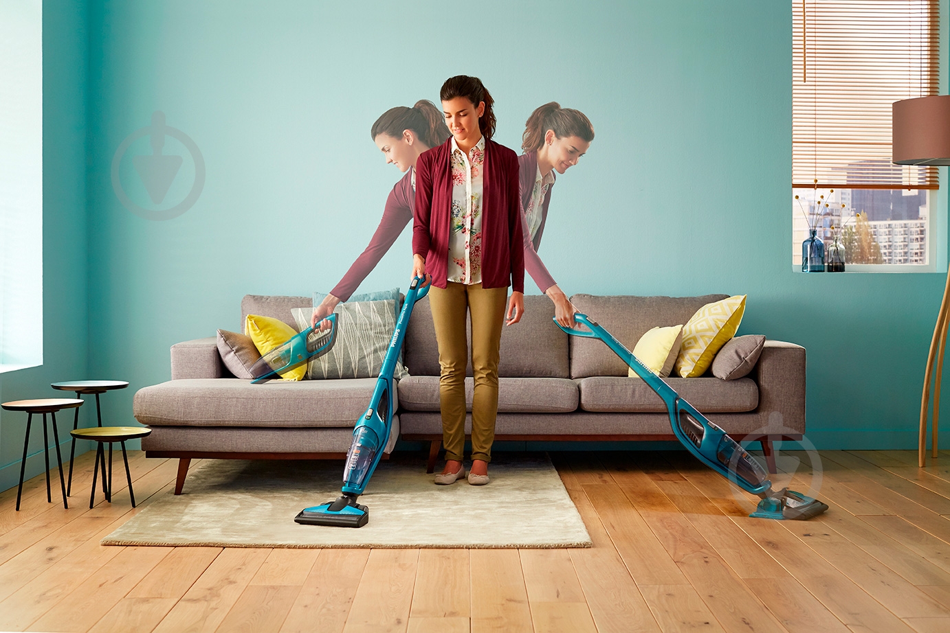 Пилосос акумуляторний Philips PowerPro Aqua FC6404/01 - фото 14
