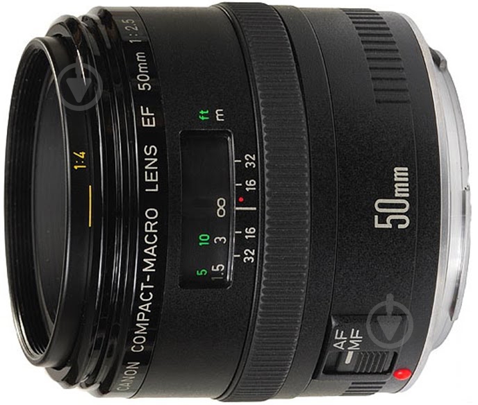 Об'єктив Canon EF 50mm f/2.5 Macro - фото 1