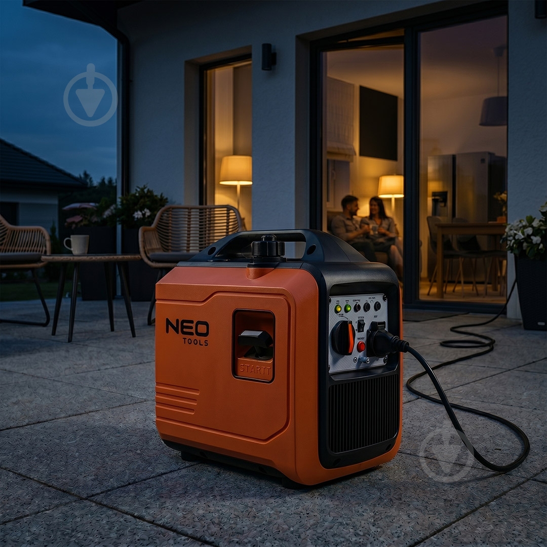 Генератор инверторный NEO tools 1,8 кВт / 2 кВт 04-733 - фото 10