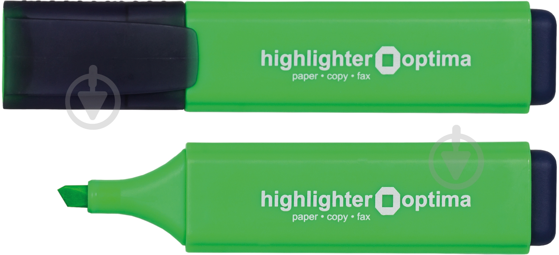 Набор маркеров текстовых Optima 1-4.5 мм 10 шт. зеленый O15809-04 - фото 1