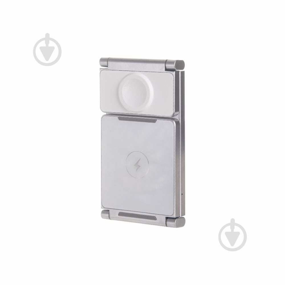 Беспроводное зарядное устройство TheGeneral 3 в 1 VivaCharge 15W Fast Charger белое - фото 2