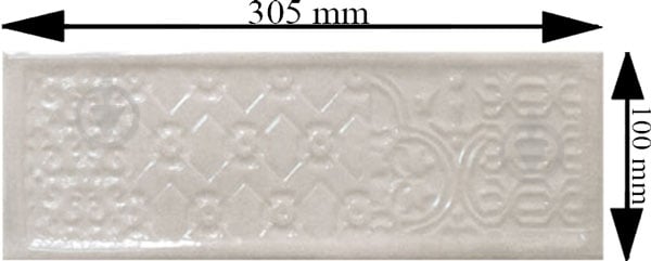 Плитка Cifre Титан перла декор 10x30,5 - фото 3