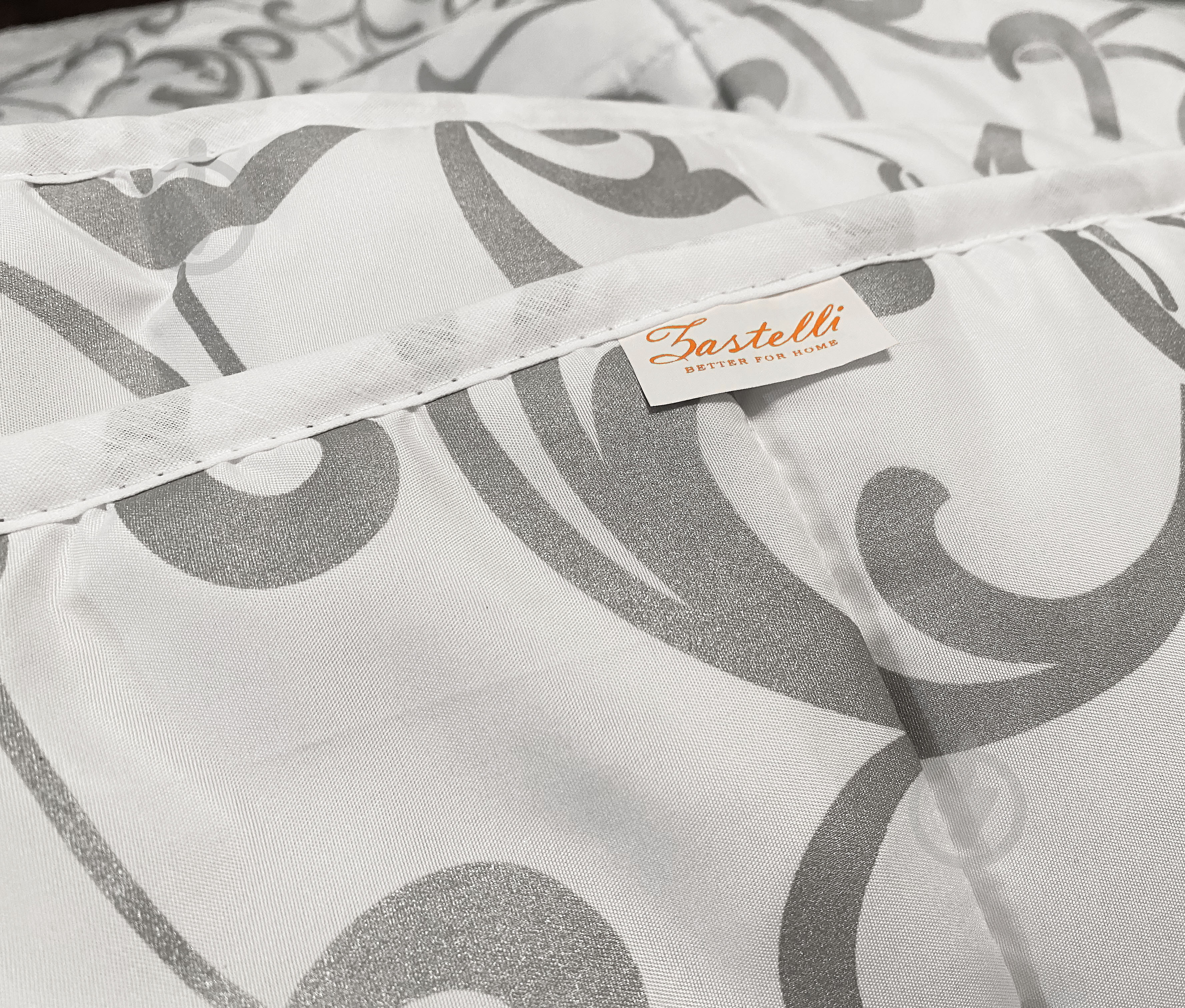 Ковдра демісезонна А111 Вензеля 200x220 см Zastelli білий - фото 2 Ковдра демісезонна А111 Вензеля 200x220 см Zastelli білий - фото 2