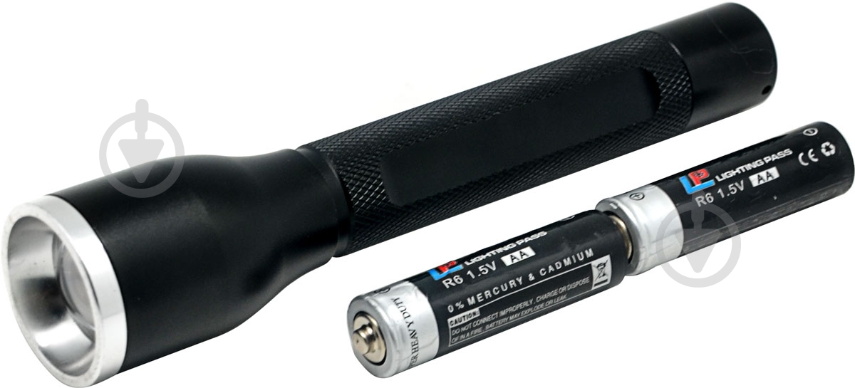 Фонарь Treker LP-8225-2AA черный - фото 1