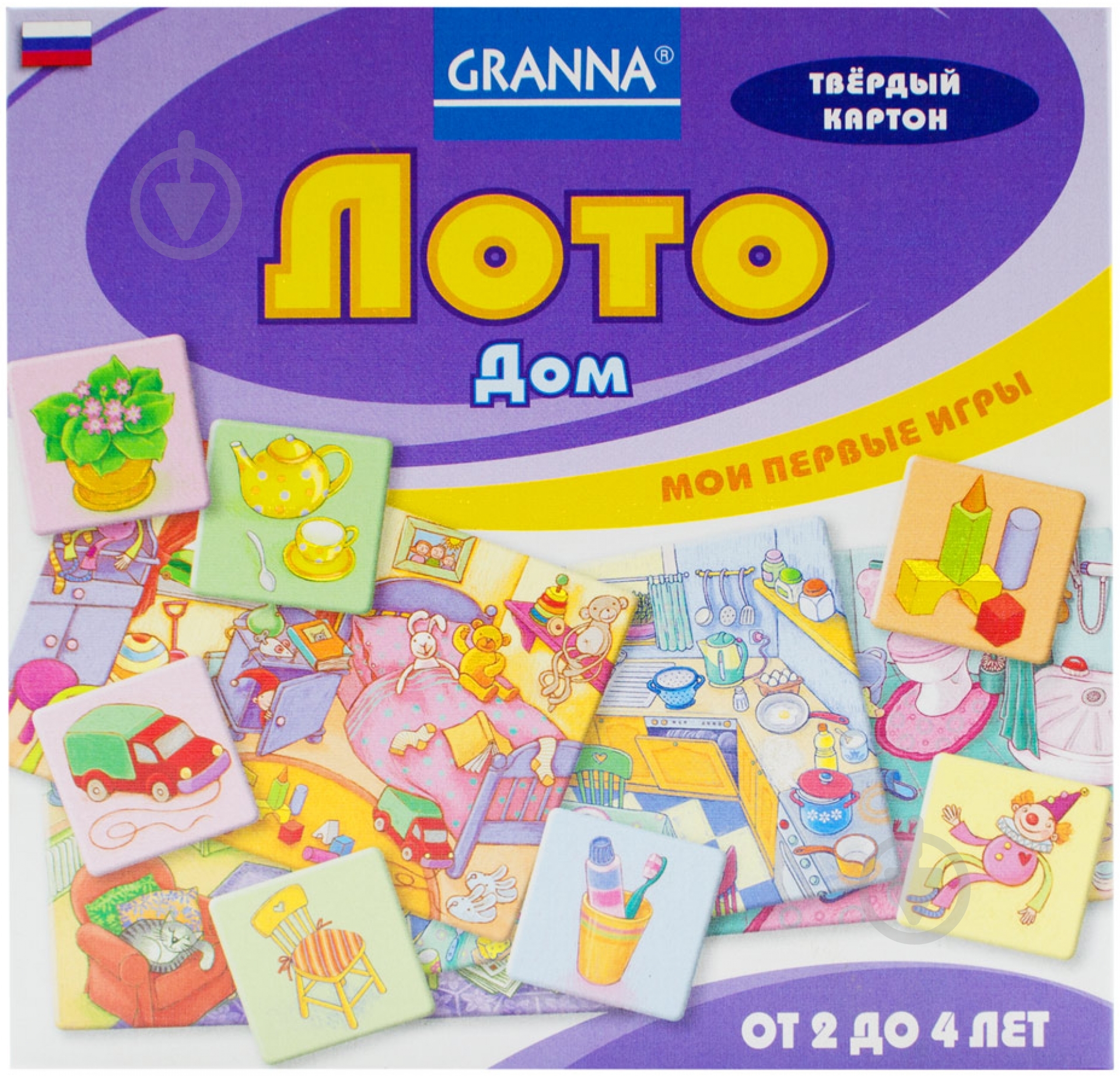 Игра настольная Granna Лото Дом 10695 - фото 1 Игра настольная Granna Лото Дом 10695 - фото 1