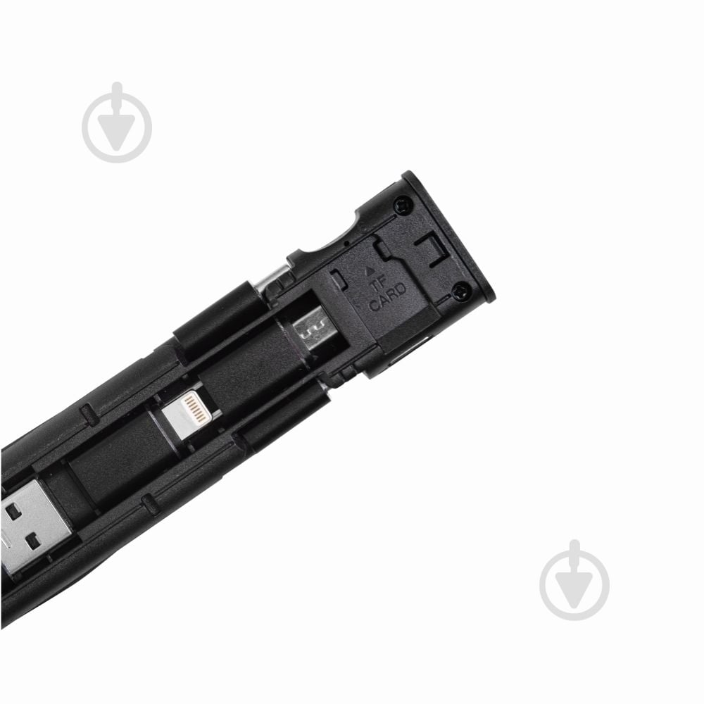 Универсальный адаптер TheGeneral Chain 6-в-1 (Lightning/Micro USB/Type-C) + картридер - фото 3