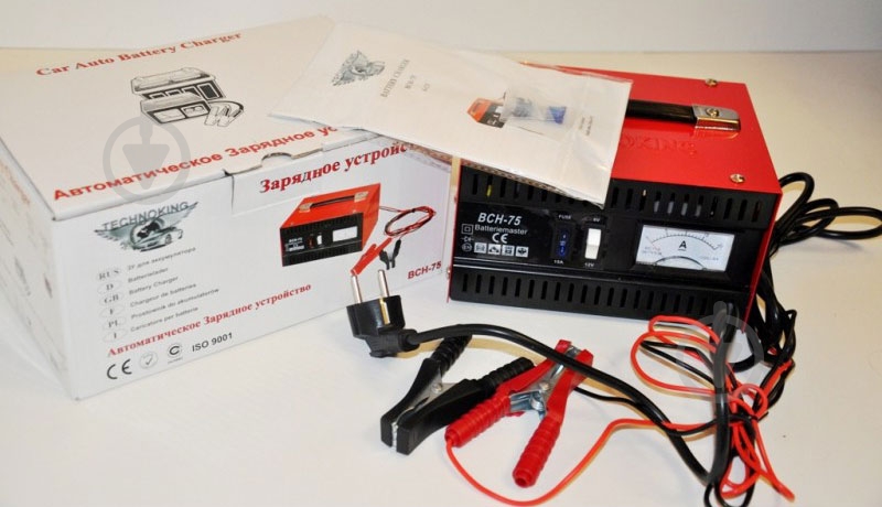 Зарядний пристрій трансформаторний King Company BCH-75 10 А 120 А/ч (8627) - фото 7